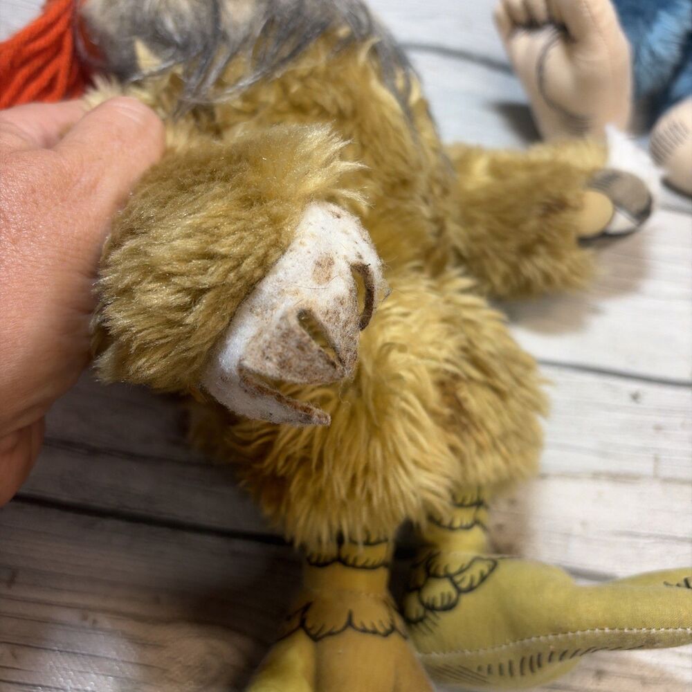 Vintage 1980 Where the Wild Things Are Sipi Plush Doll 12” Set - Picture 16 of 16